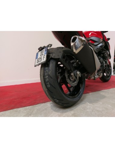 ACCESS DESIGN Suport plăcuță de înmatriculare „montat pe roți” negru Suzuki GSX-S750