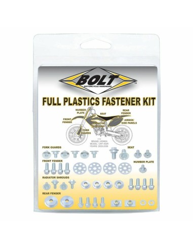 BOLT Plastics Fastening Kit Stainless Steel Honda CRF 250/450R/X