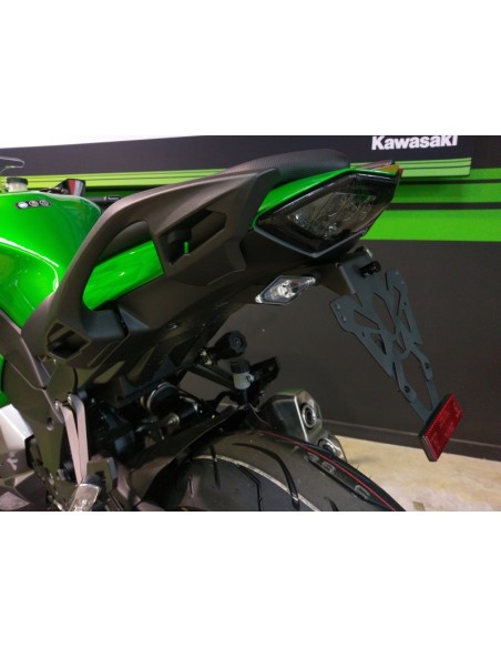 V PARTS License Plate Holder Black Kawasaki Z1000