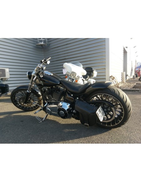 ACCESS DESIGN Suport lateral pentru plăcuță de înmatriculare Harley Davidson Breakout negru