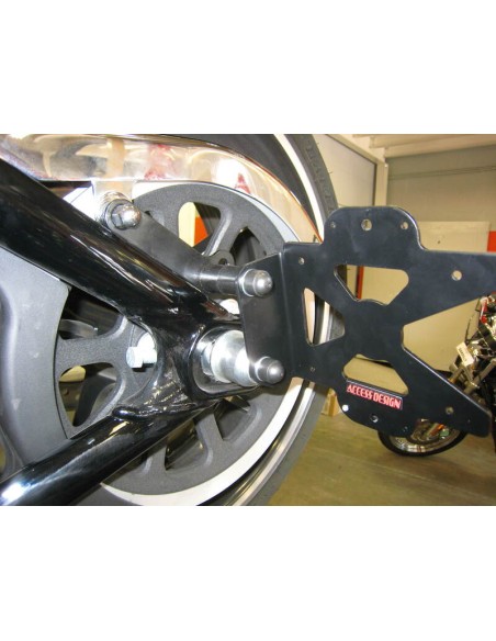 ACCESS DESIGN Suport lateral pentru plăcuță de înmatriculare Harley Davidson Breakout negru
