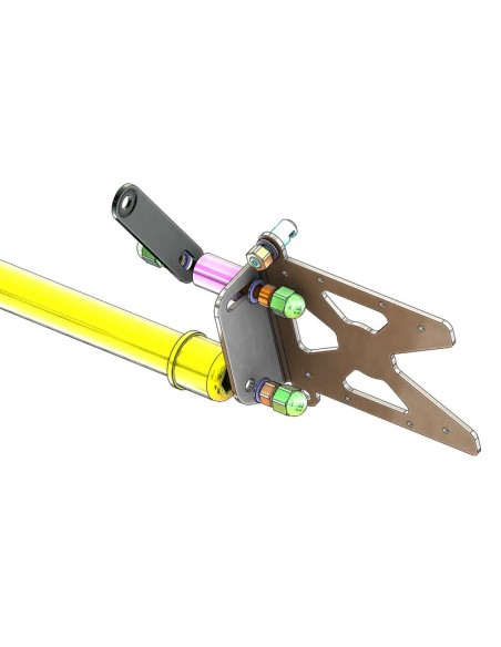 ACCESS DESIGN Suport lateral pentru plăcuță de înmatriculare Harley Davidson Breakout negru