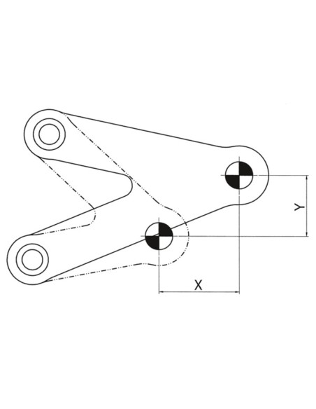 LSL Standard Rearset Black Suzuki SVF650 Gladius