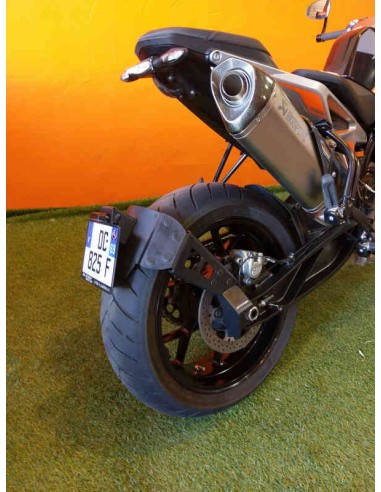 ACCESS DESIGN Suport plăcuță de înmatriculare „montat pe roți” negru KTM 790/890 Duke