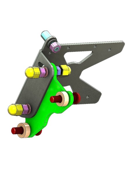 ACCESS DESIGN Side License Plate Holder Black Harley Davidson Fat Bob 114