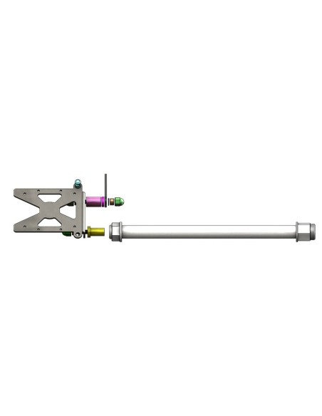 ACCESS DESIGN Side License Plate Holder Black Harley Davidson