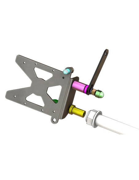 ACCESS DESIGN Side License Plate Holder Black Harley Davidson