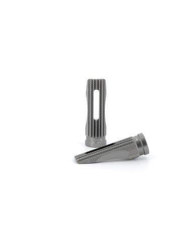 V PARTS Pro 2 Foot Pegs Titanium