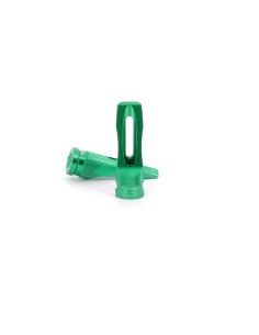 V PARTS Pro 2 Foot Pegs Green 2