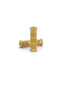 V PARTS Sport Foot Pegs Gold 2