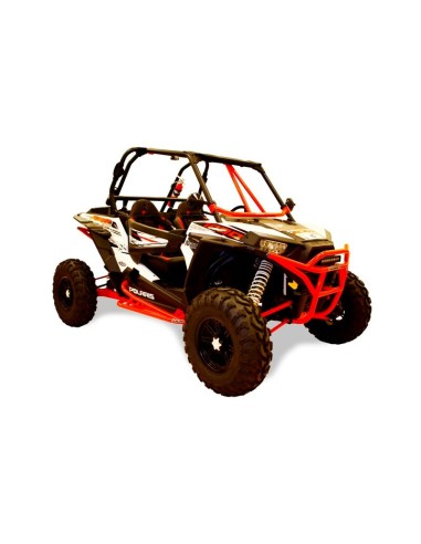 DRAGONFIRE RacePace Nerf-Bars - Polaris RZR Red