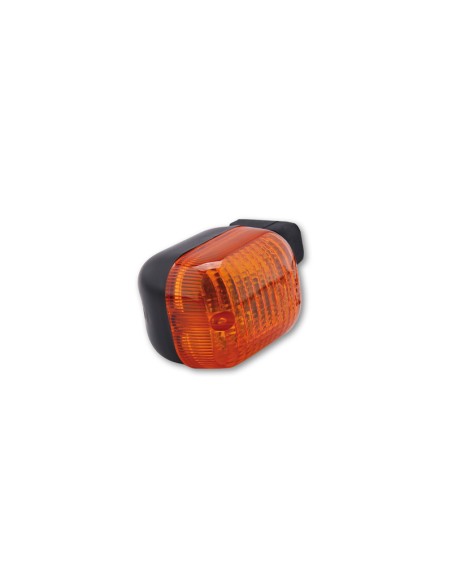 SHIN YO Universal Duc Style Bulb Indicator Body  Black / Lens Orange (1pc), Front Left & Rear Right