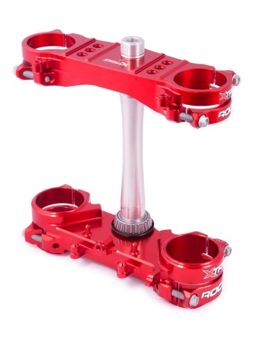 XTRIG ROCS Tech triple clamps red Honda CRF250R/450R