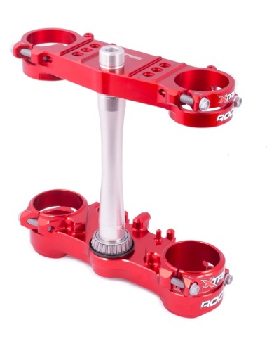 XTRIG ROCS Tech triple clamps red... XTRIG ROCS Tech triple clamps red...