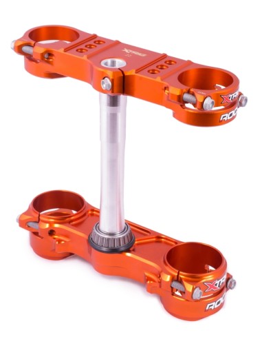 XTRIG ROCS Tech triple clamps orange... XTRIG ROCS Tech triple clamps orange...