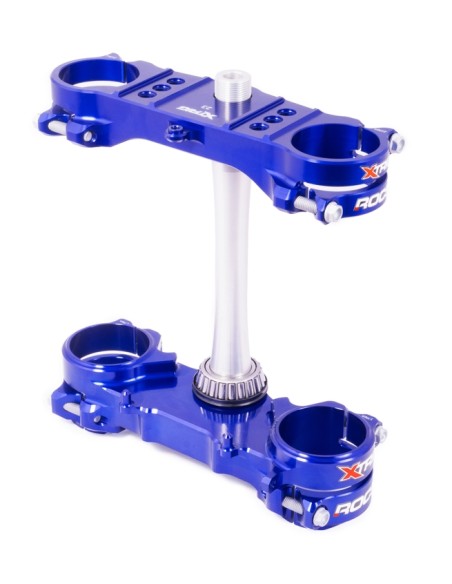 Cleme triple X-Trig ROCS albastre Kawasaki KX250F/450F Albastru