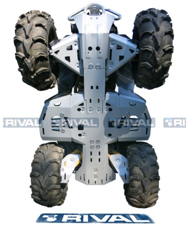 RIVAL Complete skid plate kit - Aluminium Can-Am Renegade G2