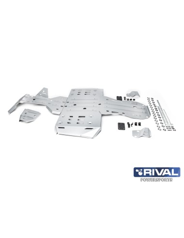 RIVAL Complete skid plate kit - Aluminium CF Moto CForce 850