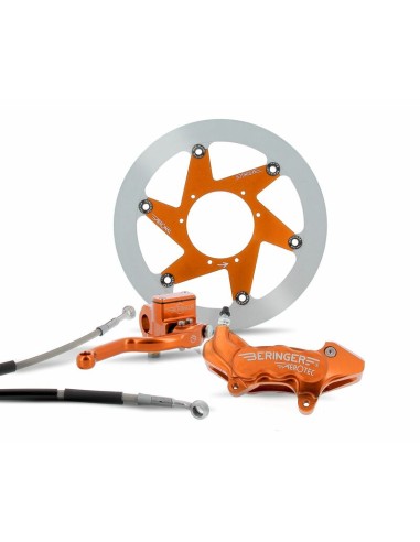 BERINGER Top Race Brake System 16'' Wheel Aerotec® Radial Caliper 4 Pistons Orange KTM/Husqvarna