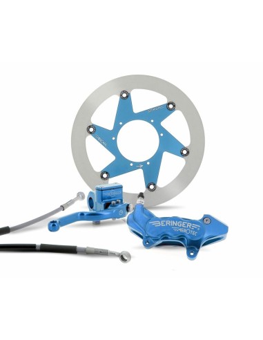 BERINGER Top Race Brake System 16'' Wheel Aerotec® Radial Caliper 4 Pistons Blue Husqvarna