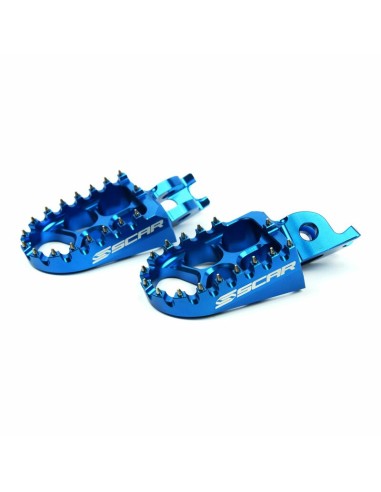 SCAR Evo Foot Pegs Blue