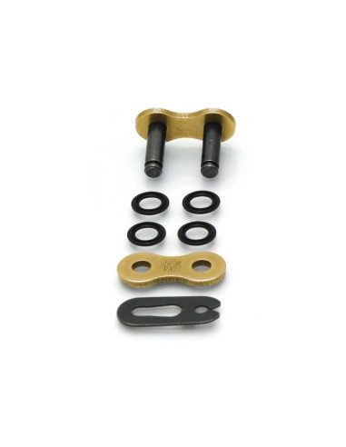 D.I.D 520MX Clip Link 520 - Gold/Gold