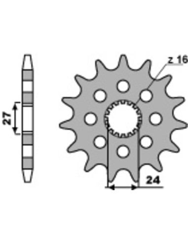 PBR Steel Standard Front Sprocket 2190 - 530