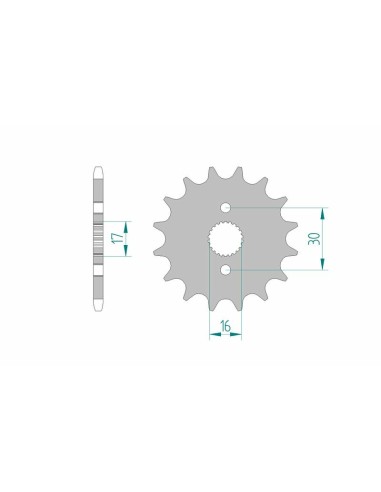 AFAM Steel Standard Front Sprocket 20105 - 420