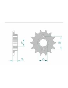 AFAM Steel Standard Front...