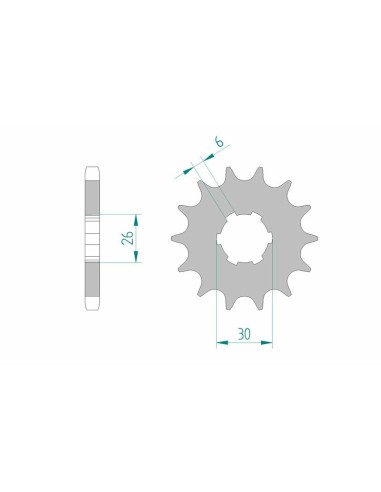 AFAM Steel Standard Front Sprocket...