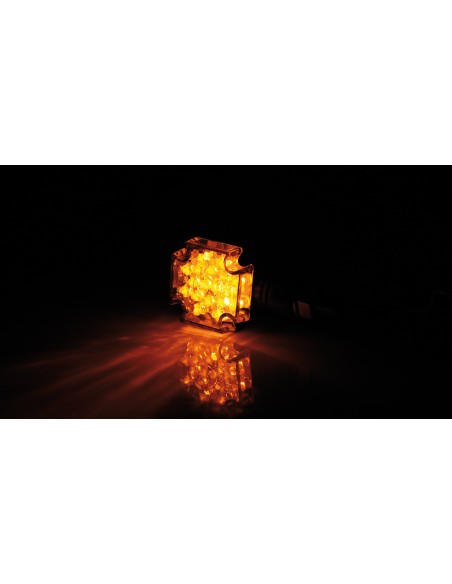 SHIN YO LED Mini Indicators Cross Black Short Handle