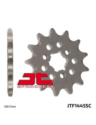 JT SPROCKETS Pinion din oțel cu autocurățare față 1445 - 520