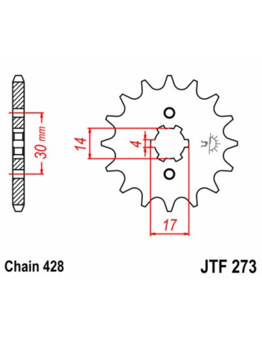 JT SPROCKETS Steel Standard Front... JT SPROCKETS Steel Standard Front...