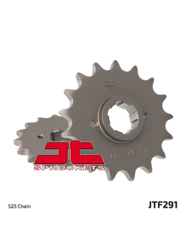 JT SPROCKETS Pinion față standard din oțel 291 - 530