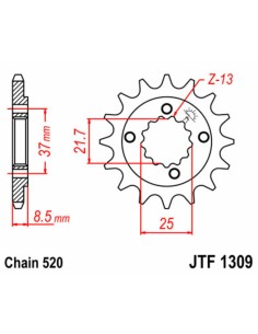 JT SPROCKETS Pinion față... 2
