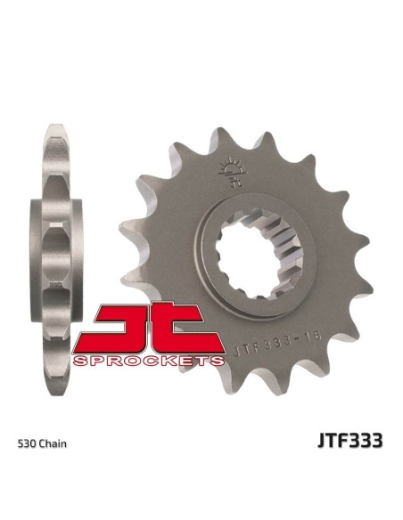 JT SPROCKETS Pinion față standard din oțel 333 - 530