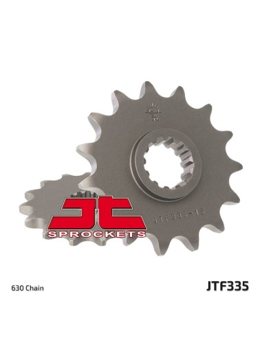 JT SPROCKETS Pinion față standard din oțel 335 - 630