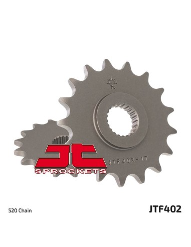 JT SPROCKETS Pinion față standard din oțel 402 - 520