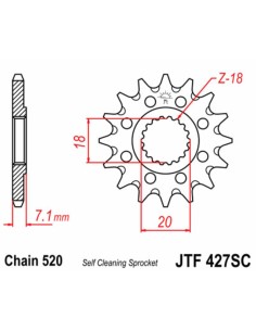 JT SPROCKETS Pinion din... 2