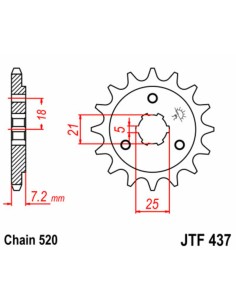 JT SPROCKETS Pinion față... 2