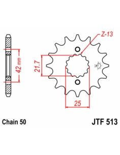 JT SPROCKETS Pinion față... 2