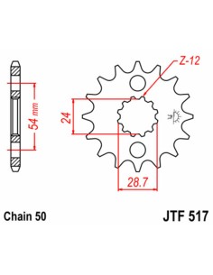 JT SPROCKETS Pinion față... 2