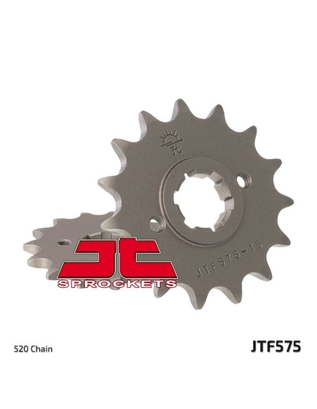 JT SPROCKETS Pinion față standard din oțel 575 - 520