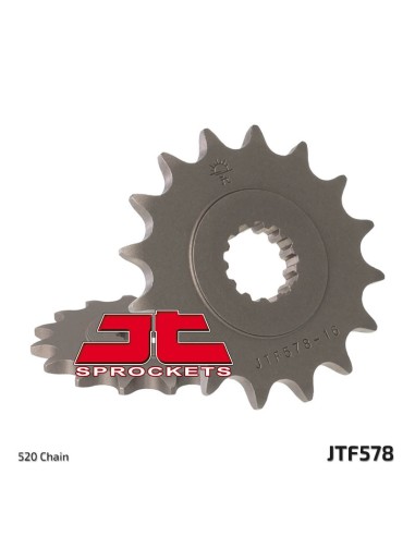JT SPROCKETS Pinion față standard din oțel 578 - 520