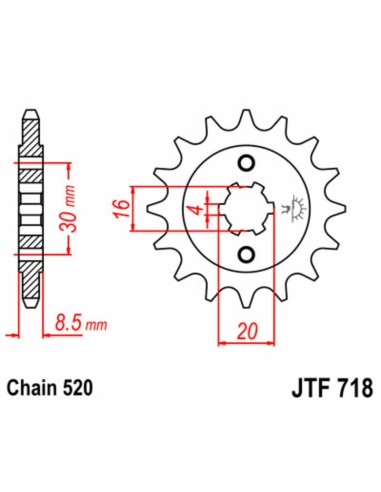 JT SPROCKETS Steel Standard Front... JT SPROCKETS Steel Standard Front...
