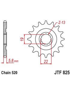 JT SPROCKETS Pinion din... 2