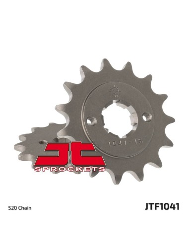 JT SPROCKETS Pinion față standard din oțel 1041 - 520