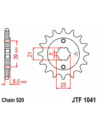 JT SPROCKETS Steel Standard Front... JT SPROCKETS Steel Standard Front...