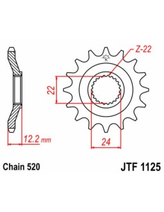 JT SPROCKETS Pinion față... 2