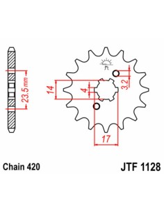 JT SPROCKETS Pinion față... 2